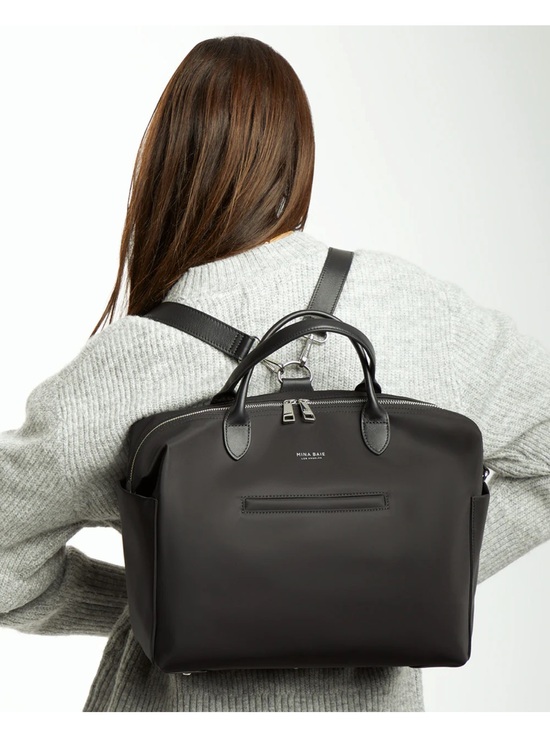 Mina Baie Handbags - Emmy Nylon Midi Bag